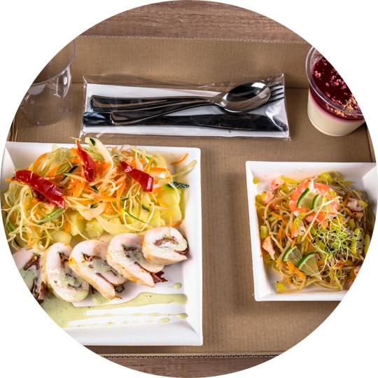 Coffret repas sur place ou à emporter à Rennes
